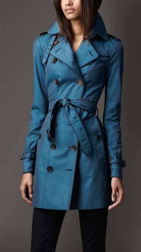 burberry trench blu|burberry trench women.